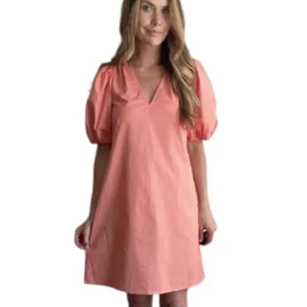 NEW Anna Cate Haley Dress in Crabapple Coral‎ $248 XS